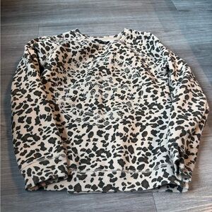 Brunette the Label Leopard Print Sweatshirt